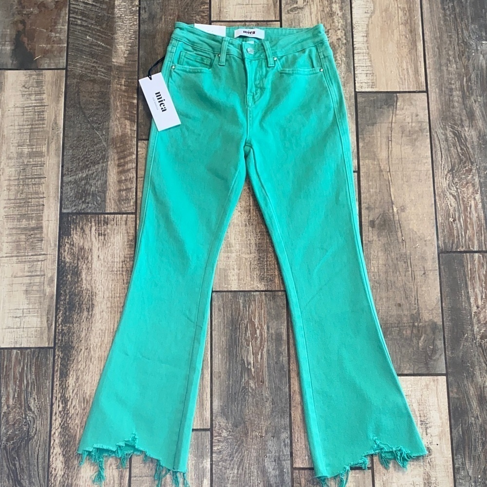 Mica Gia High Rise Crop Flare Women's Flare Jeans 🆕